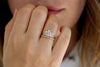 Ready to Ship - Morganite Engagement Ring - Art Deco Morganite Ring (size US 4-8)