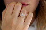 Ready to Ship - Morganite Engagement Ring - Art Deco Morganite Ring (size US 4-8)