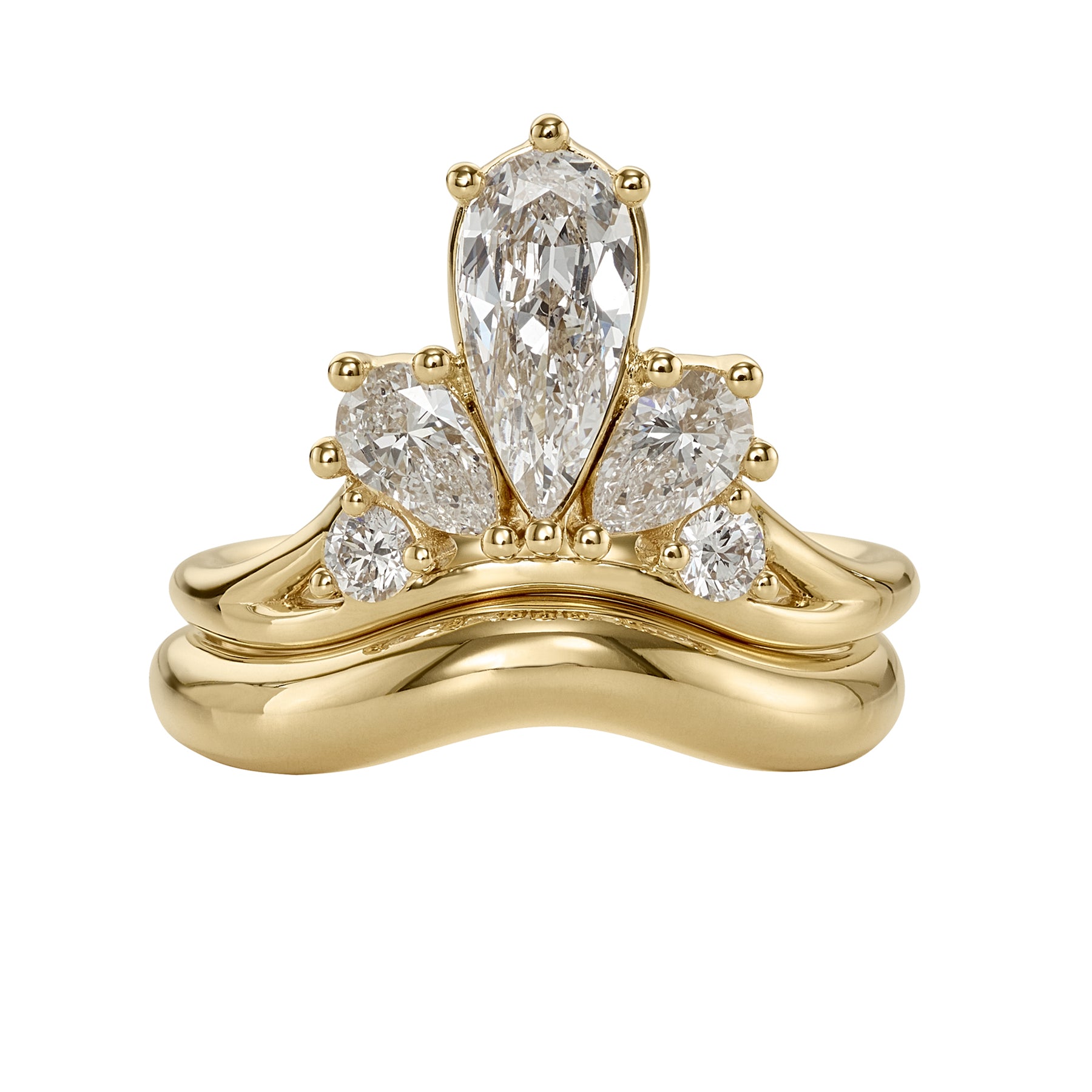 Dewdrop-Pear-Diamond-Ring-_-Chunky-Gold-Band-Set-Packshot-2