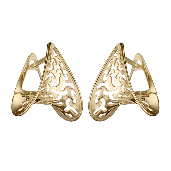 【SHAPES STUDIO】French Knot Hoop Earrings ピアス / Gold French Knot Hoop Earrings – Shapes Studio