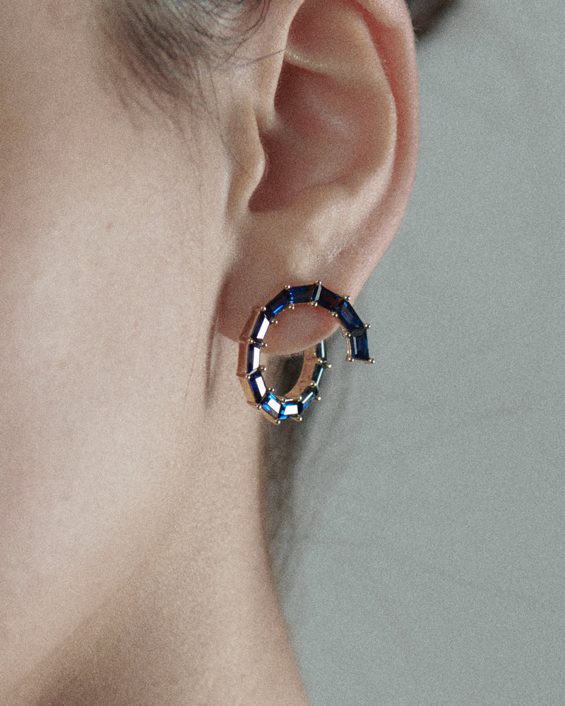 Whirlpool-Sapphire-Trapeze-Spiral-Hoop-Earrings-Earring