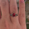 Flowers-of-Evil-Red-Garnet-_-Black-Diamond-Engagement-Ring-video