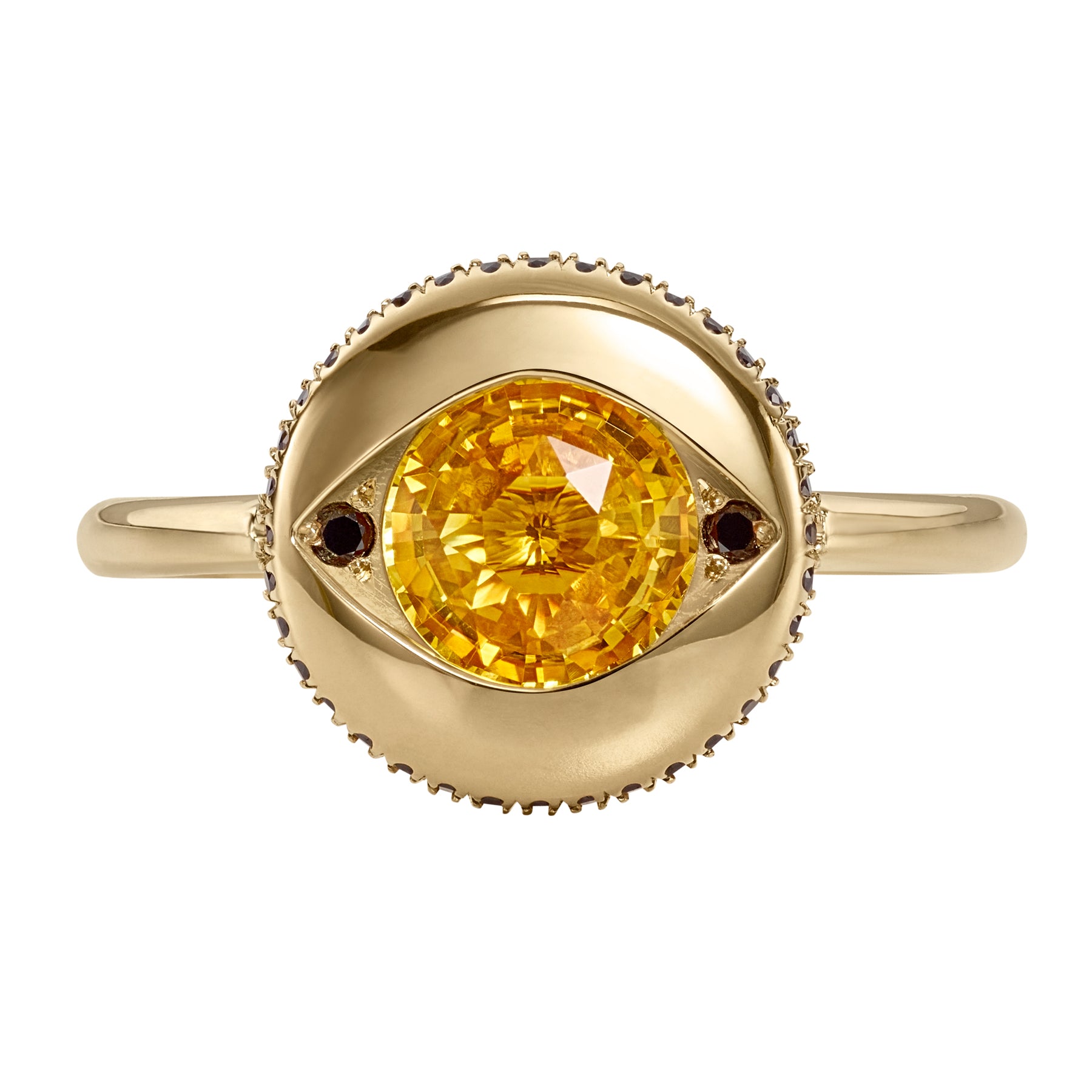 Ayin-Yellow-Sapphire-Black-Diamond-Ring-artemer-side-closeup