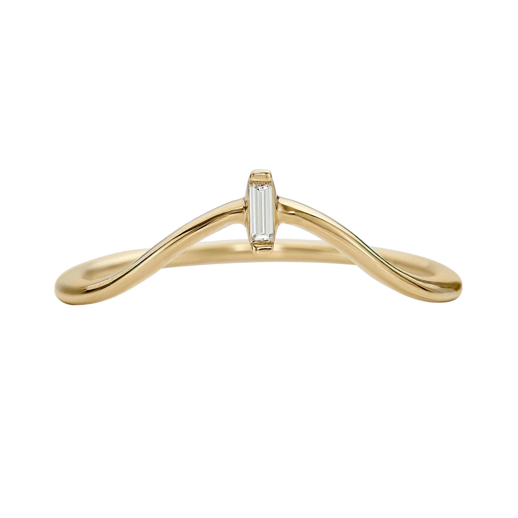 Baguette-Diamond-Curved-Wedding-Band-closeup