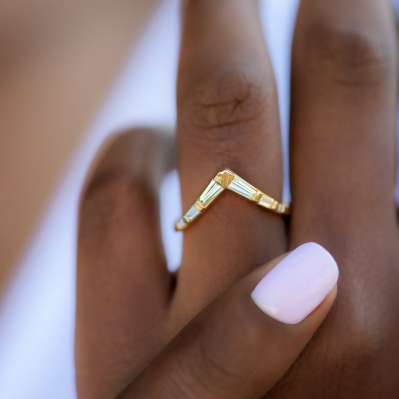 ChevronCurvedRing-with-Tapered-Baguette-Diamonds-on-finger