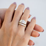 Deco-Diamond-Engagement-Ring-with-Top-Light-Brown-Baguettes-in-set-
