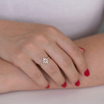 Diamond Flower Cluster Ringon finger arm.jpg