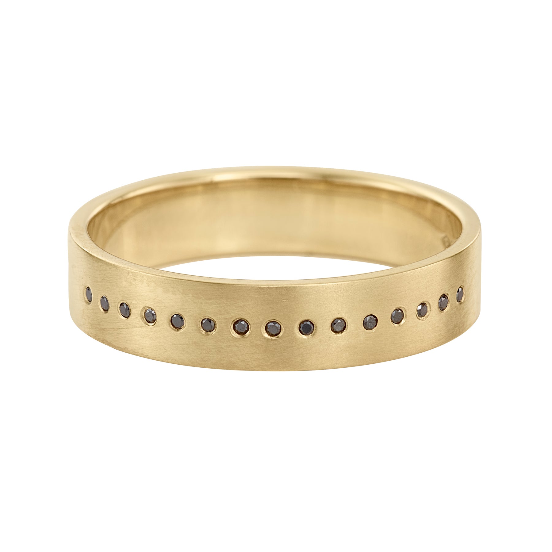 Dice-Unisex-Black-Diamond-Wedding-Band-closeup