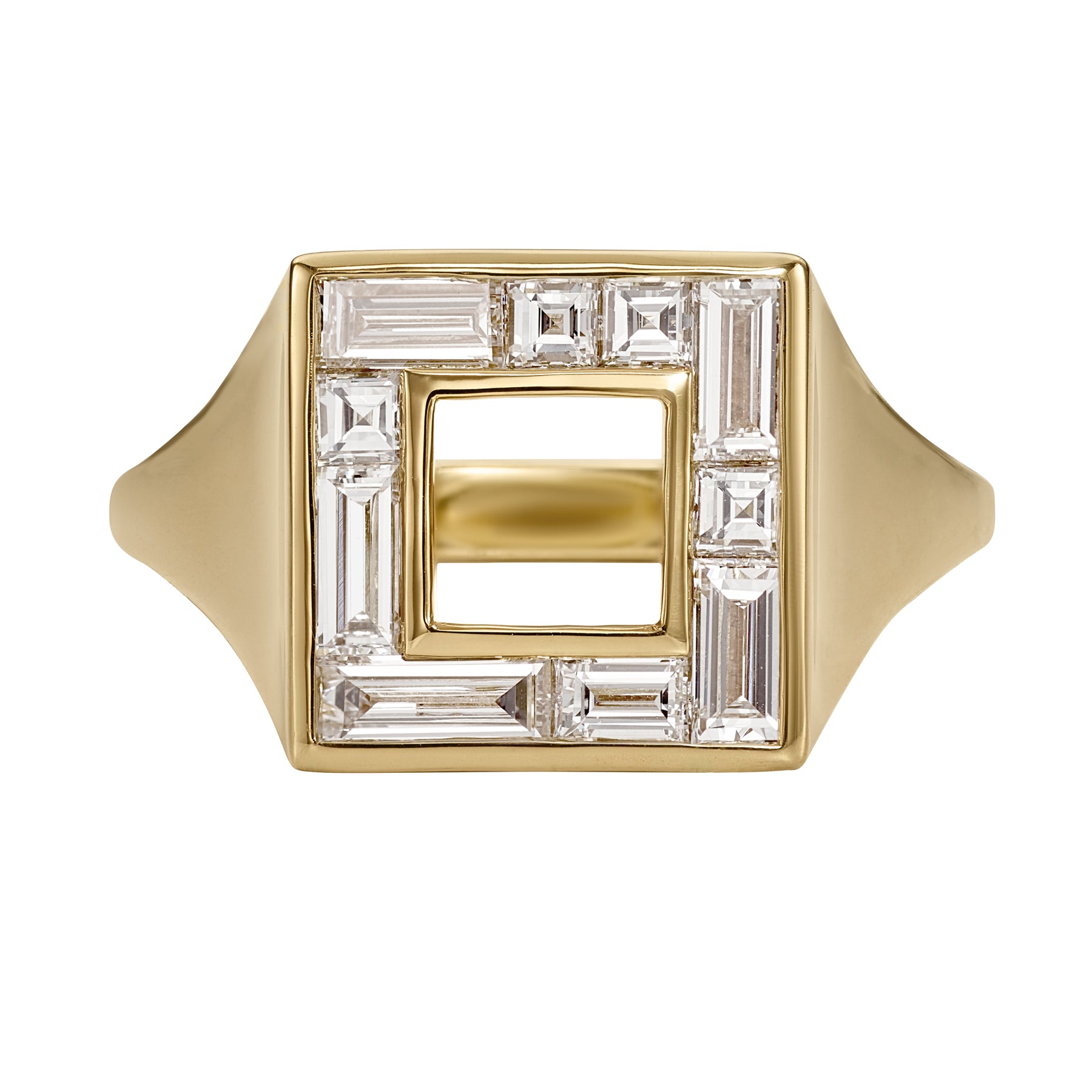 Geometric-Baguette-_-Carre-Diamond-Signet-Ring-CLOSEUP