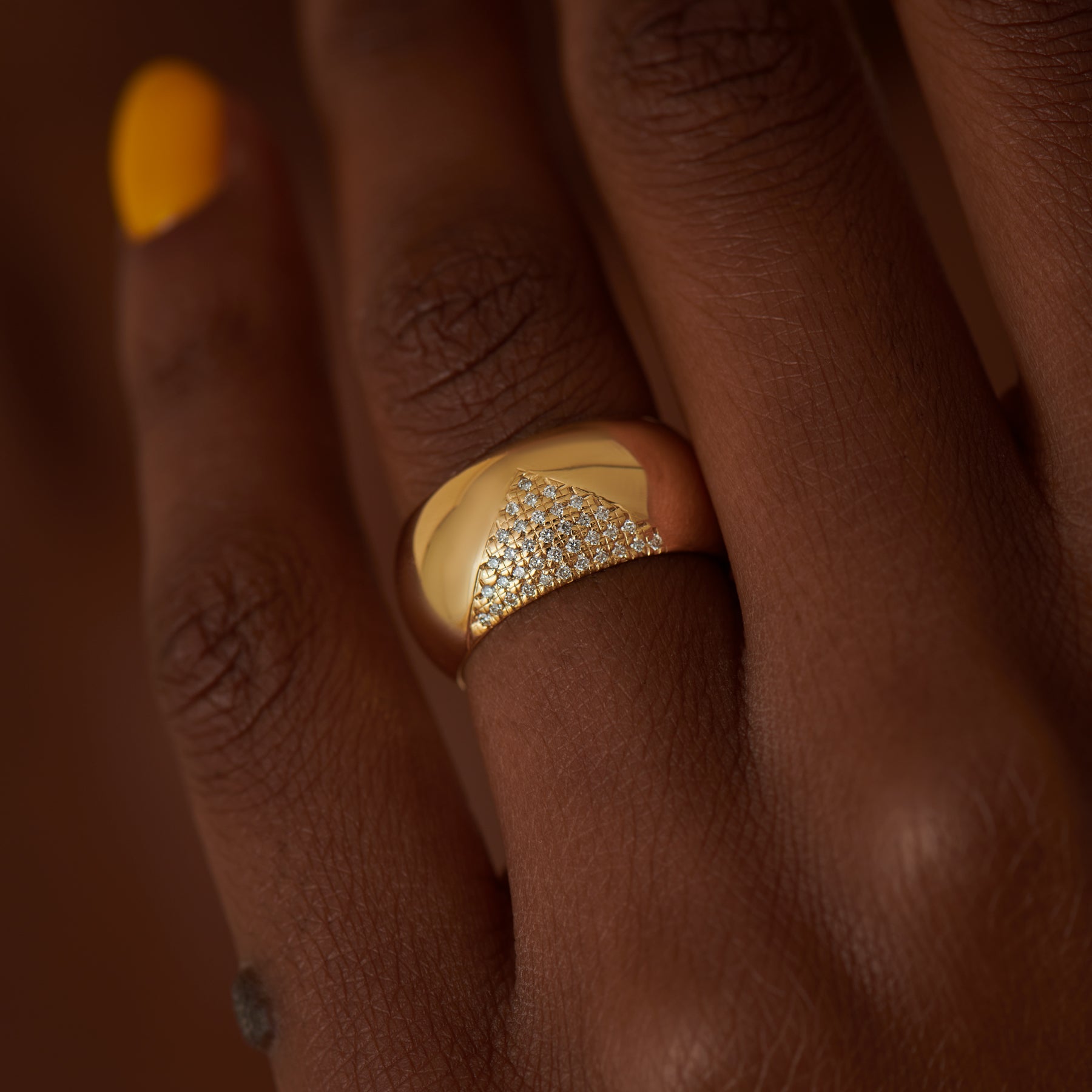 Geometric-Diamond-Pave-Chunky-Statement-Ring-TOP-SHOT