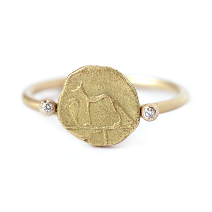 Dog and Snake Ring