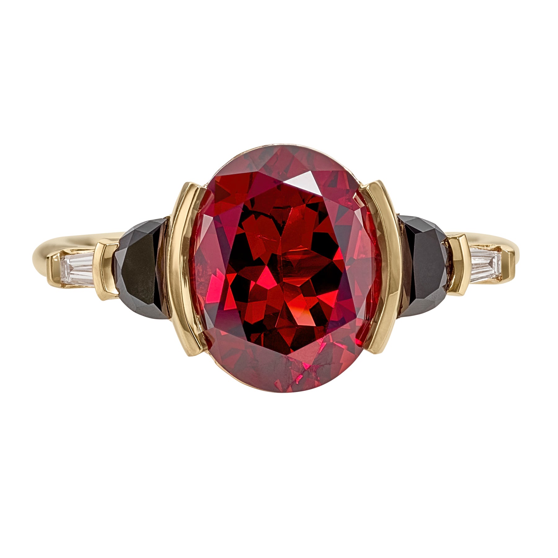 Mars-OOAK-Red-Garnet-Oval-_-Black-Half-Moon-Diamond-Engagement-CLOSEUP