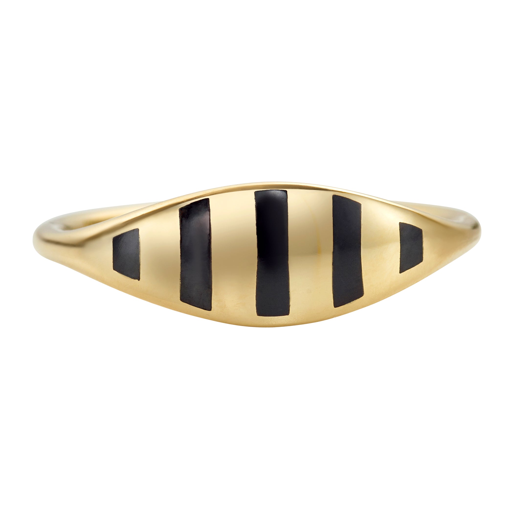 Stria-Gold-and-Black-Enamel-Ring-artmer