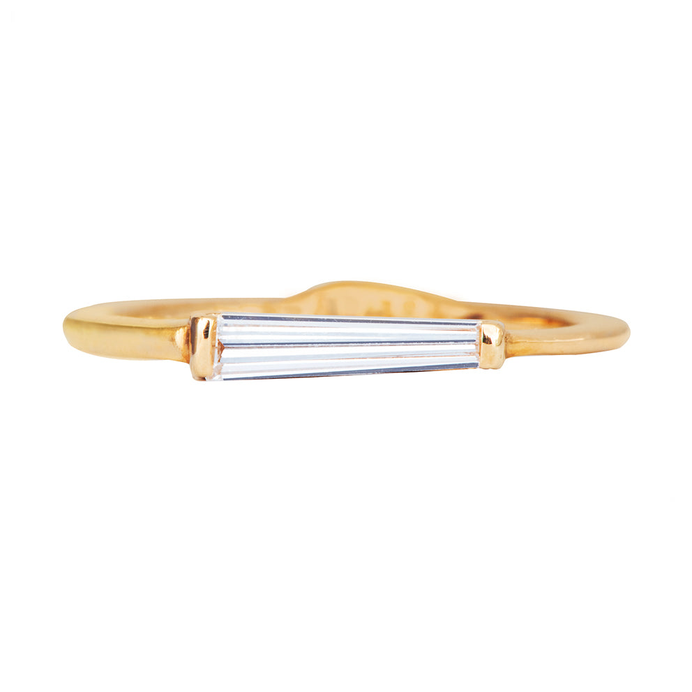 Tapered Baguette Diamond Ring - OOAK