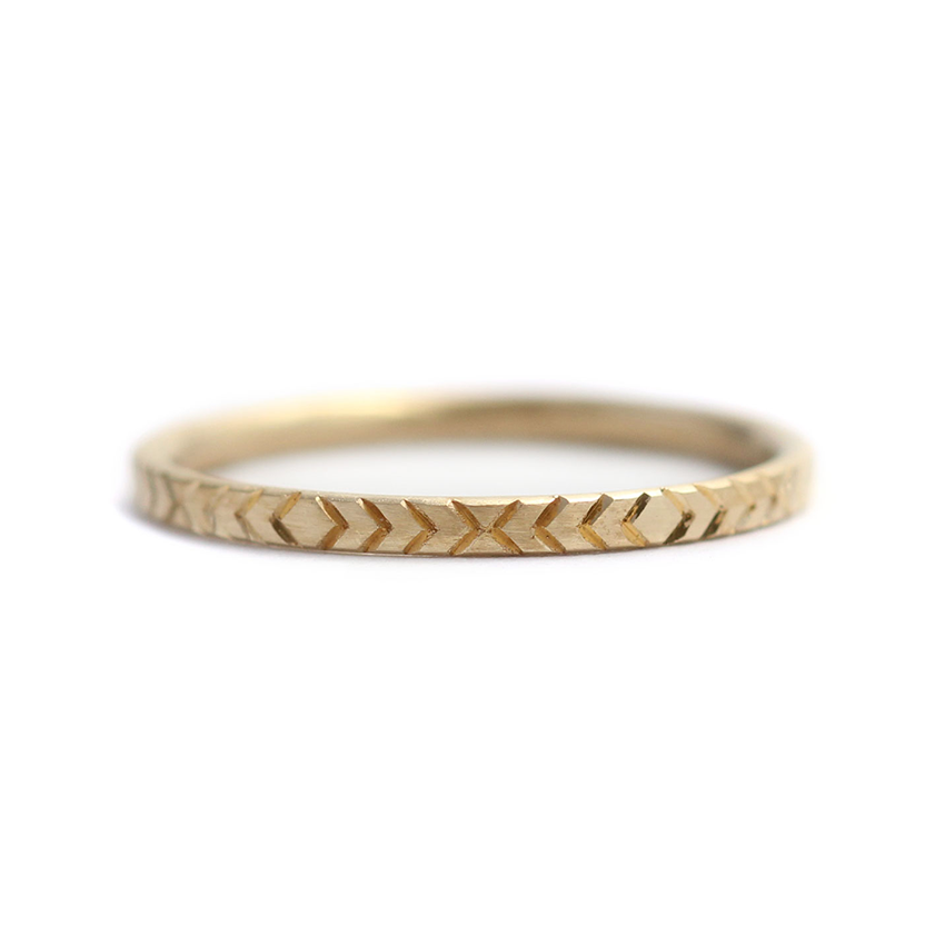 Geometric Wedding Ring