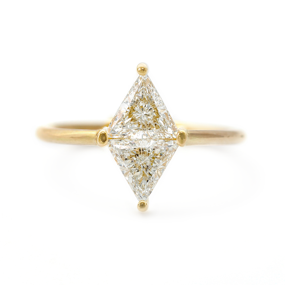 Rhombus Engagement Ring