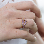 Art-Deco-Lilac-Baguette-Sapphire-Ring-Set-Side-Angle