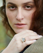 Asteria-9ct-Solitaire-Galaxy-Diamond-Engagement-Ring-On-Model