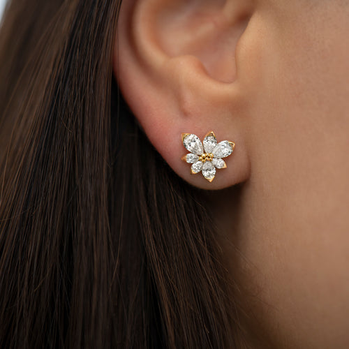 Asymmetric-Blossom-Stud-Earrings-top-shot