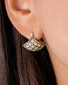 Black-_-White-Pave-Diamond-Plaid-Fan-Earrings-Angle