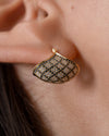 Black-_-White-Pave-Diamond-Plaid-Fan-Earrings-Bottom