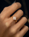 Ready to Ship - Bloom OOAK Pink Diamond Engagement Ring (size US 4-8)