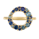 Ready to Ship - Bubble Multicolor Sapphire Ring (size US 4-8)