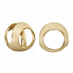 Echo Enamel Cut Out Ball Statement Earring