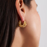 Fancy Color Heart Shaped Diamond Statement Earrings