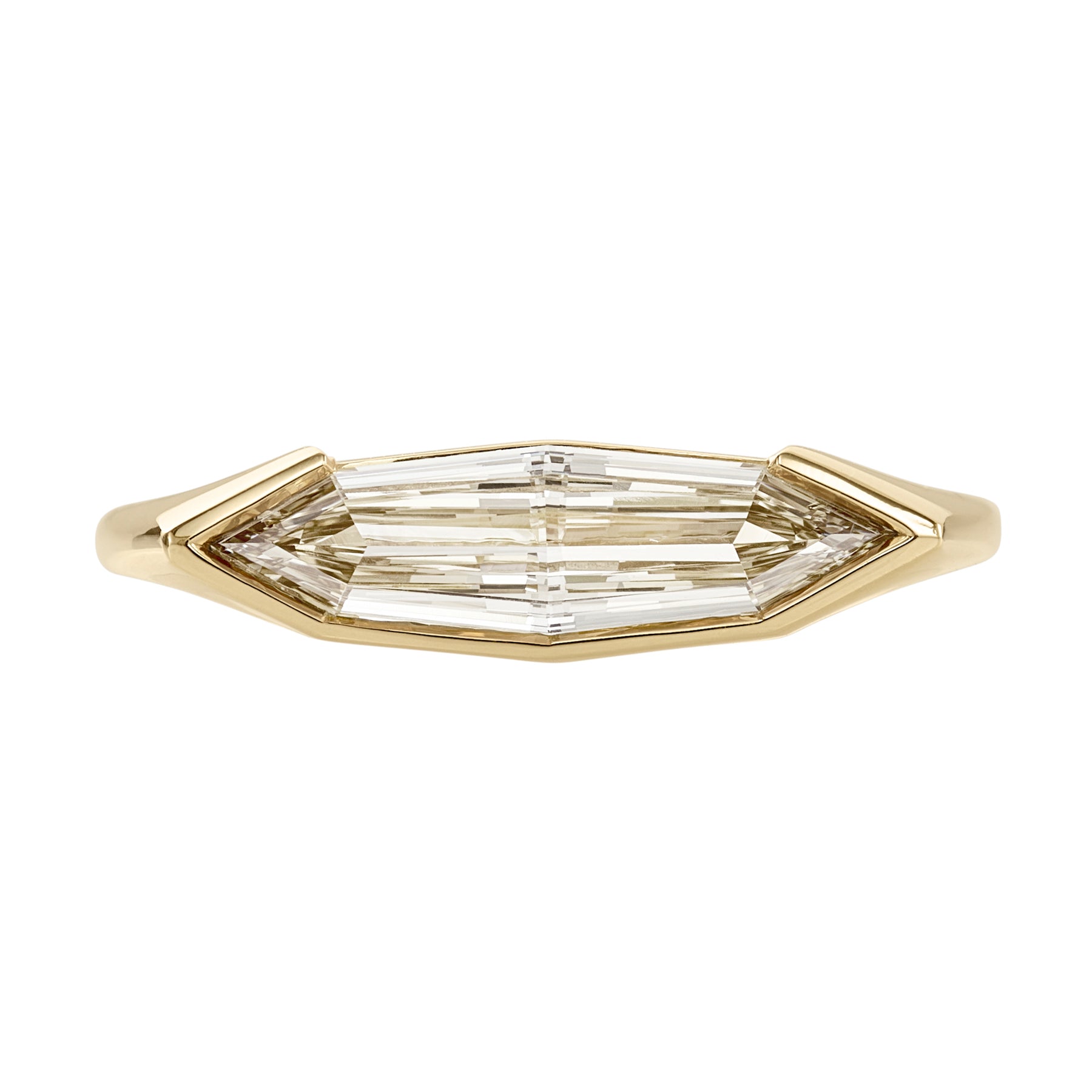 Fancy Solitaire Riings Fancy Color Step Cut Marquise Diamond Solitaire Ring - OOAK – ARTEMER