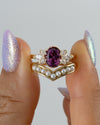 Flowers-of-Evil-Pink-Rhodolite-Garnet-_-Diamond-Ring-Set-Holding