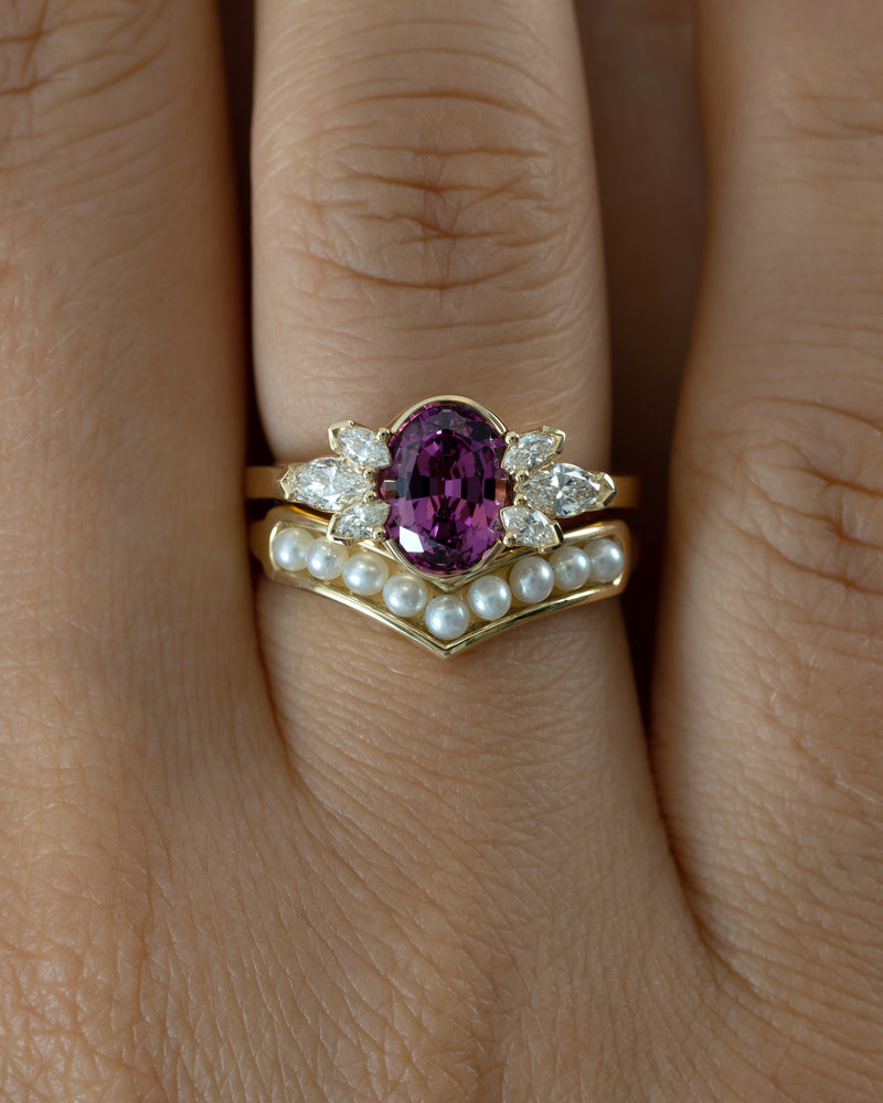 Flowers-of-Evil-Pink-Rhodolite-Garnet-_-Diamond-Ring-Set