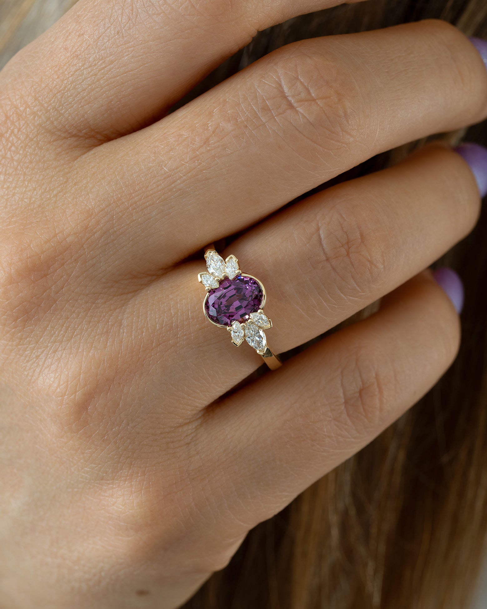 4 Ct Natural Rhodolite Garnet Pair: Marquise Cut January 4 Ct Natural Rhodolite Garnet Pair: Marquise Cut January