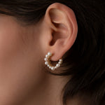 Freshwater-Pearl-Spiral-Hoop-Earrings-Side