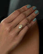 Gilded-Mirror-Cushion-Cut-Diamond-Teal-Sapphire-Engagement-Ring-artemr