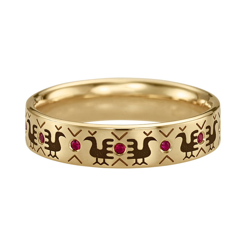 Gold-Embroidery-Pattern-Band-with-Roosters-_-Rubies-Packshot_a7f17046-eaf7-4312-a02c-acc8fd1f5eed