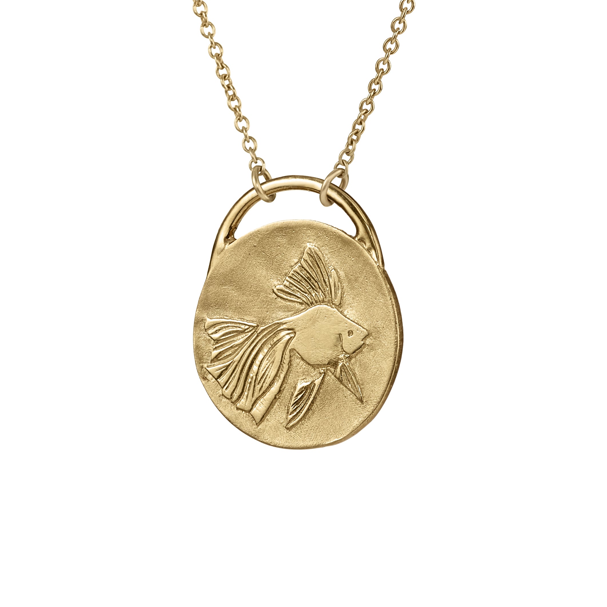 Goldfish-Coin-Pendant-Necklace-in-14K-Gold-Packshot