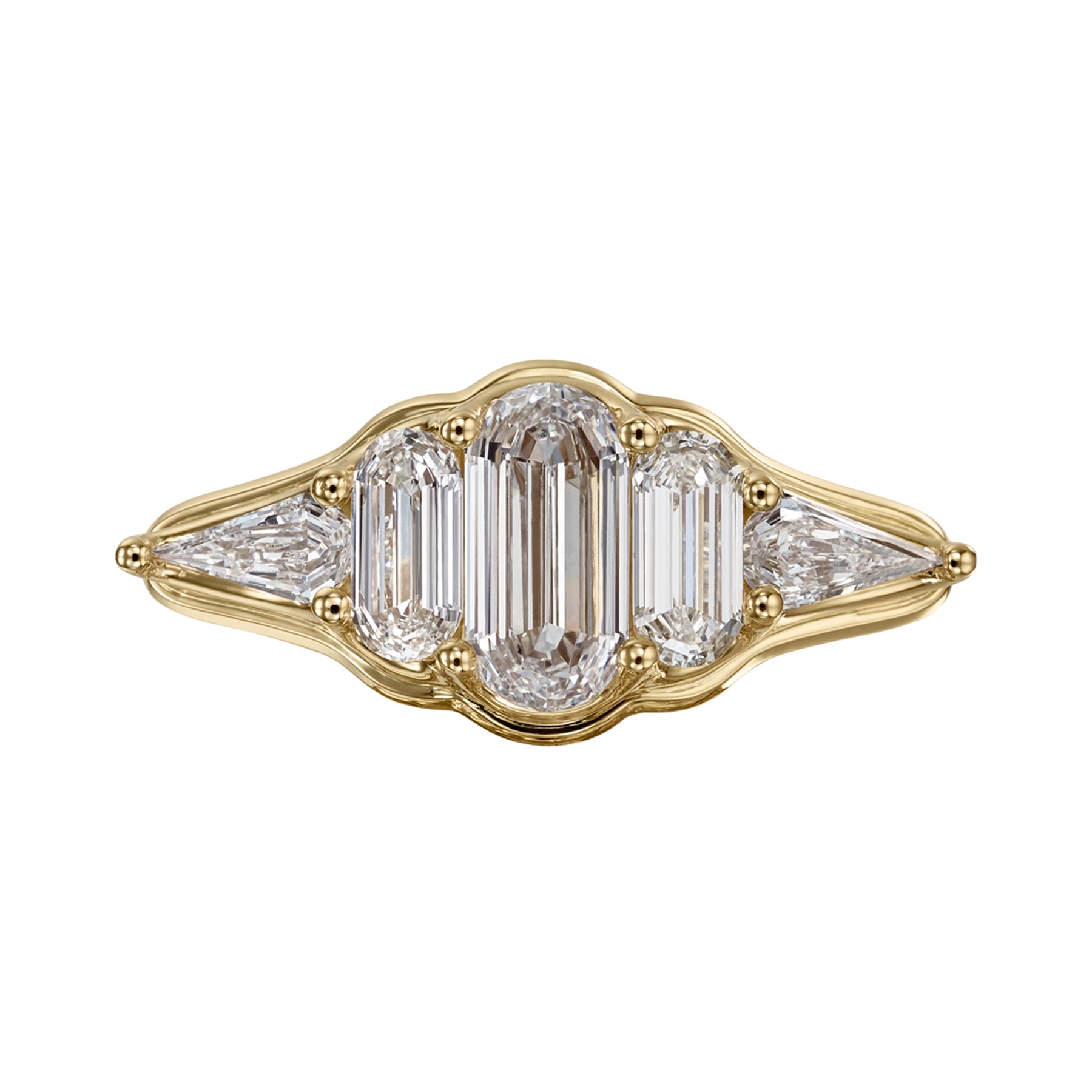 Hall-of-Mirrors-Step-Cut-Five-Diamond-Engagement-Ring-Packshot-Front