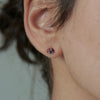 Ladybug-Ruby-Teal-Sapphire-Stud-Earrings-Front
