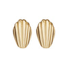 Madeleine Cookie Gold Stud Earrings