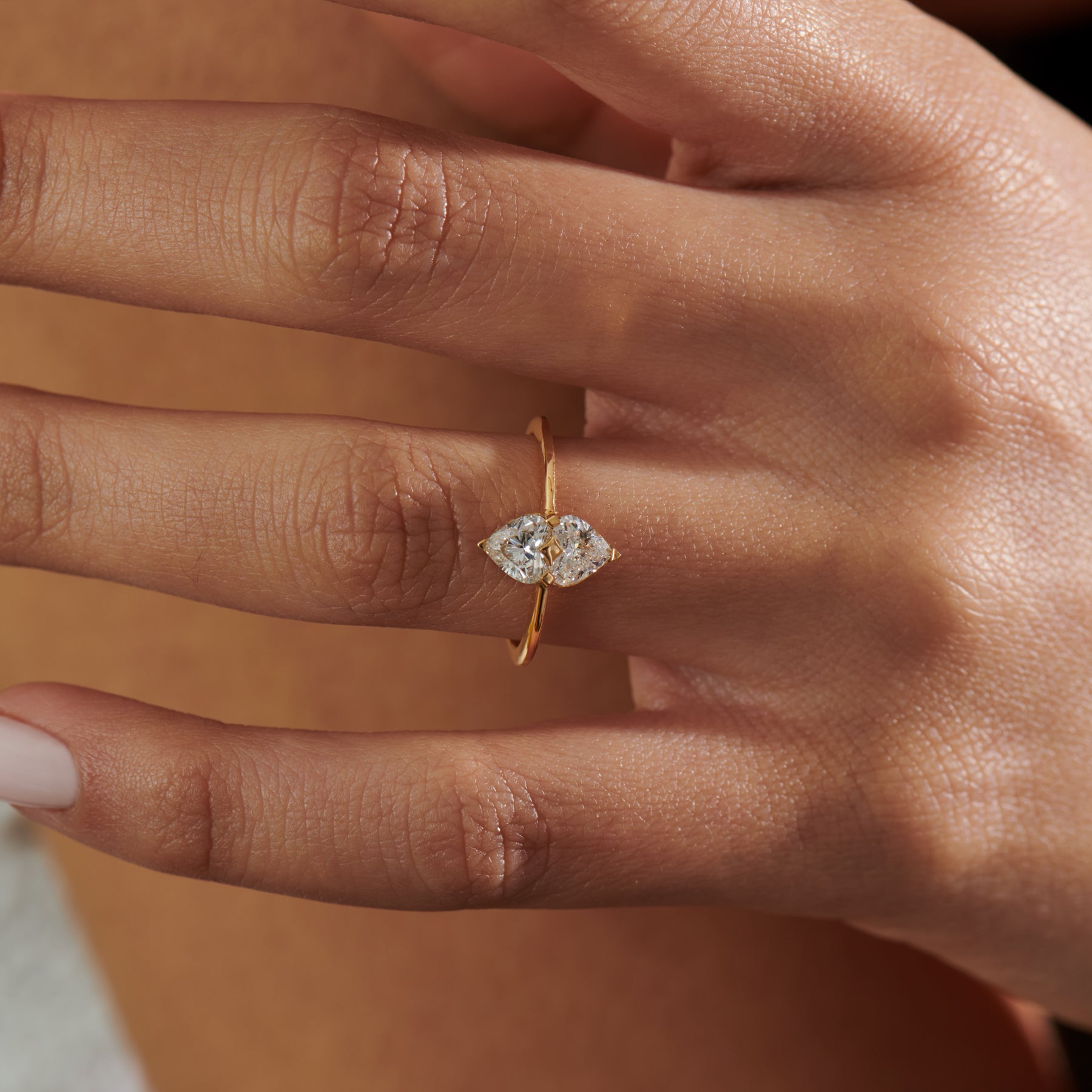 Pear Shape Diamond Engagement Ring | Art Attack | Thomas Jewelers