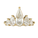 Nouveau-Five-Pear-White-Diamond-Engagement-Ring-closeup