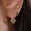 Pave-Black-Diamond-Modern-Huggie-Earrings-Baguette-Huggie-_-Skull