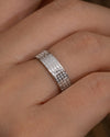 Platinum-Grid-Wide-Wedding-Band-Closeup
