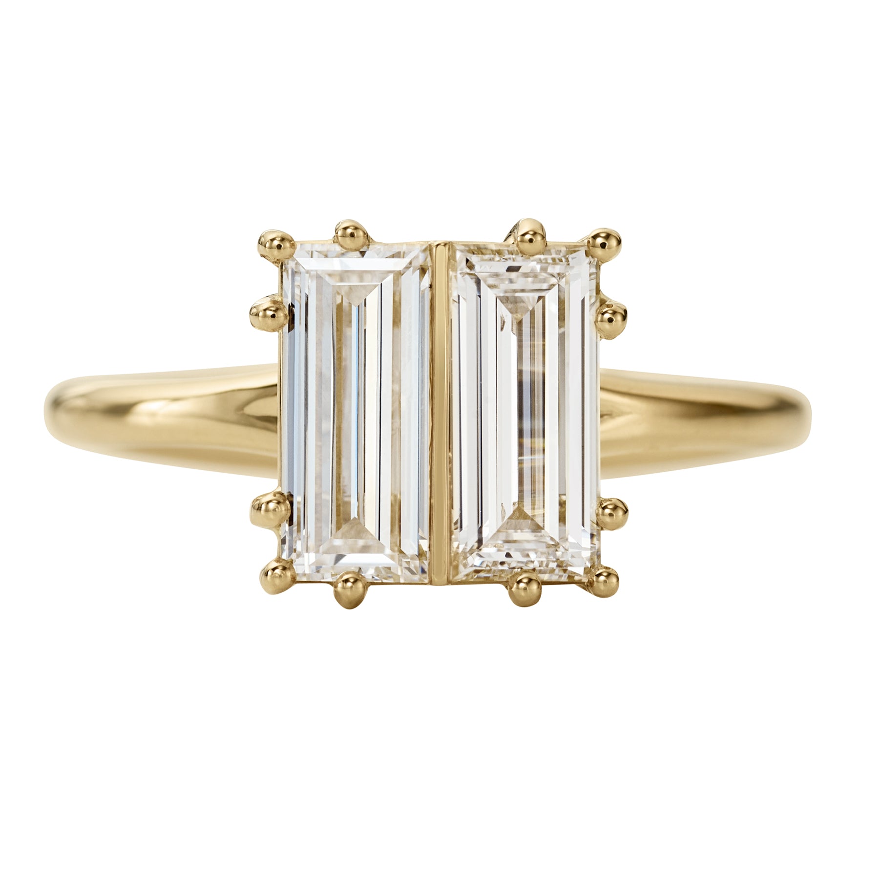 Rectangular Step Cut Diamond Engagement Ring – ARTEMER