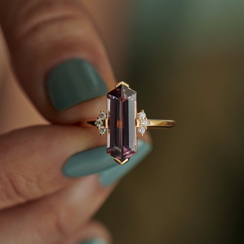 Seraphina-OOAK-Lilac-Spinel-Diamond-Winged-Engagement-Ring-ARTEMER