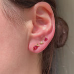 Little Voyager Diamond Sailboat Stud Earrings