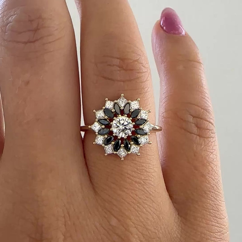 Black-and-White-Diamond-Engagement-Ring-Flower-Diamond-Cluster-Ring-VIDEO_7f99b19f-e361-4954-917f-09601ae05217