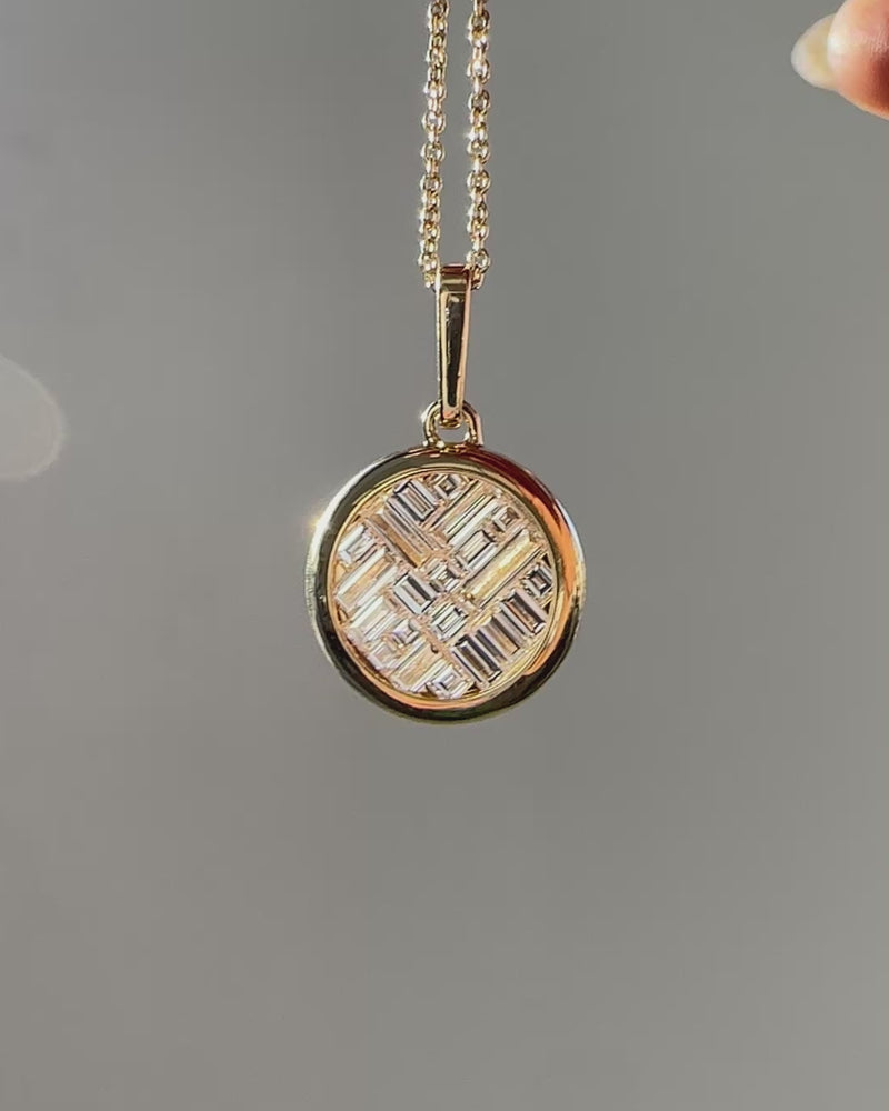 Lattice-Invisible-Set-Diamond-Pendant-Necklace-VIDEO