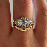 Curved-Engraved-Sun-Stacking-Ring-SET-VIDEO-2